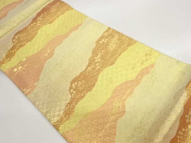 JAPANESE FUKURO OBI / SAGANISHIKI / WOVEN MICHINAGADORI